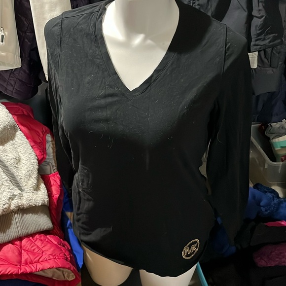 MICHAEL Michael Kors Tops - Michael Kors long sleeve with glitzy MK lower left